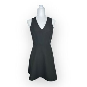 NWT She + Sky Black Cross Open Back Dress